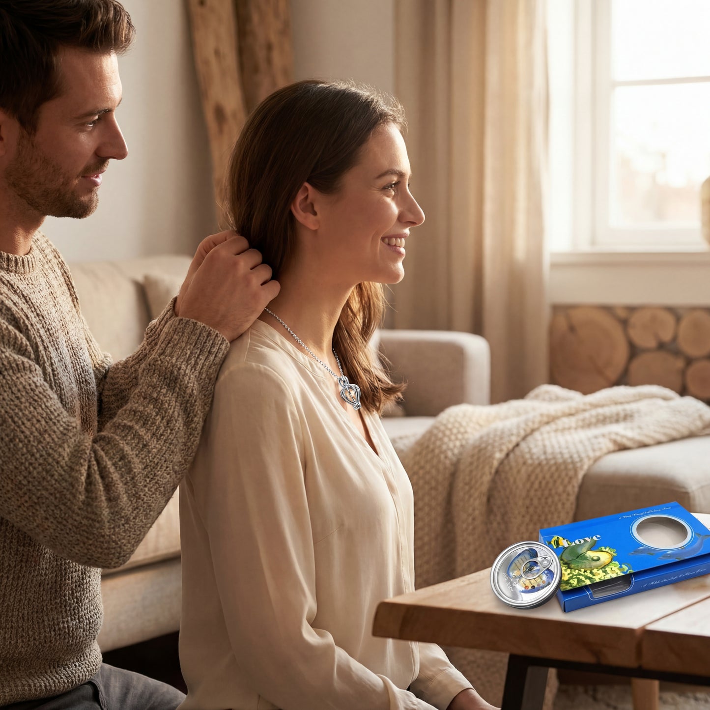 From the Ocean to Her Heart– Pearl Necklace Gift