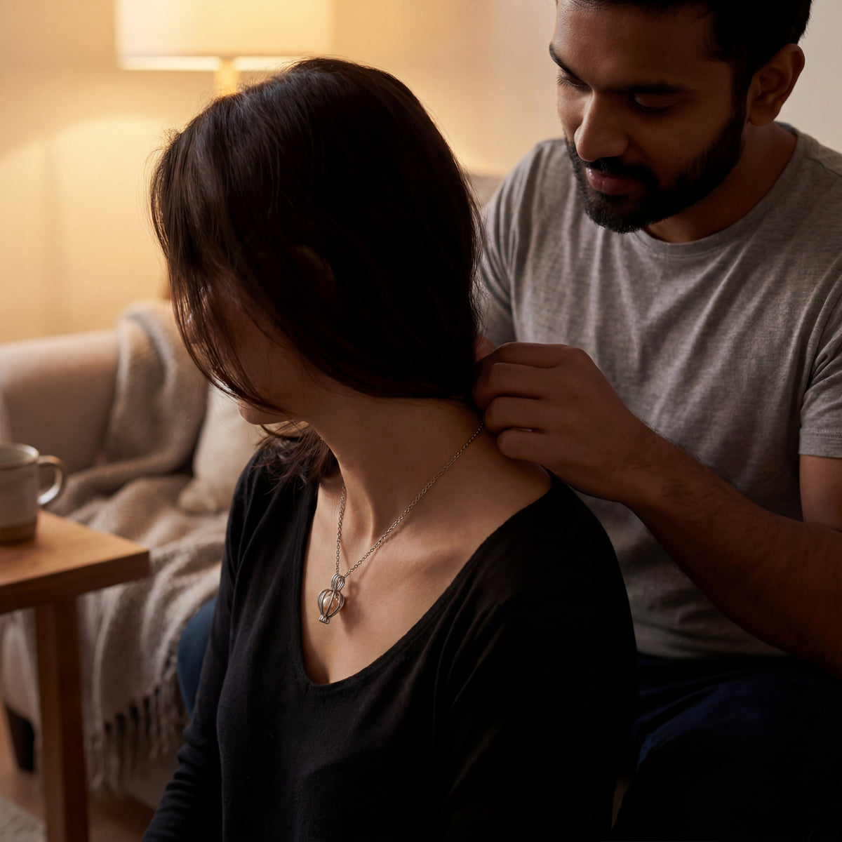 From the Ocean to Her Heart– Pearl Necklace Gift